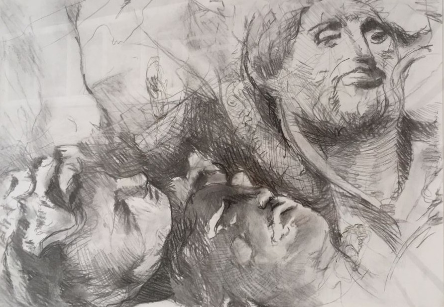 IN PRIVATE COLLECTION / size ; 50 x 70 / techn ; GRAFIET,CHARCOAL ON PAPER IN PRIVATE COLLECTION / size ; 50 x 70 / techn ; GRAFIET,CHARCOAL ON PAPER