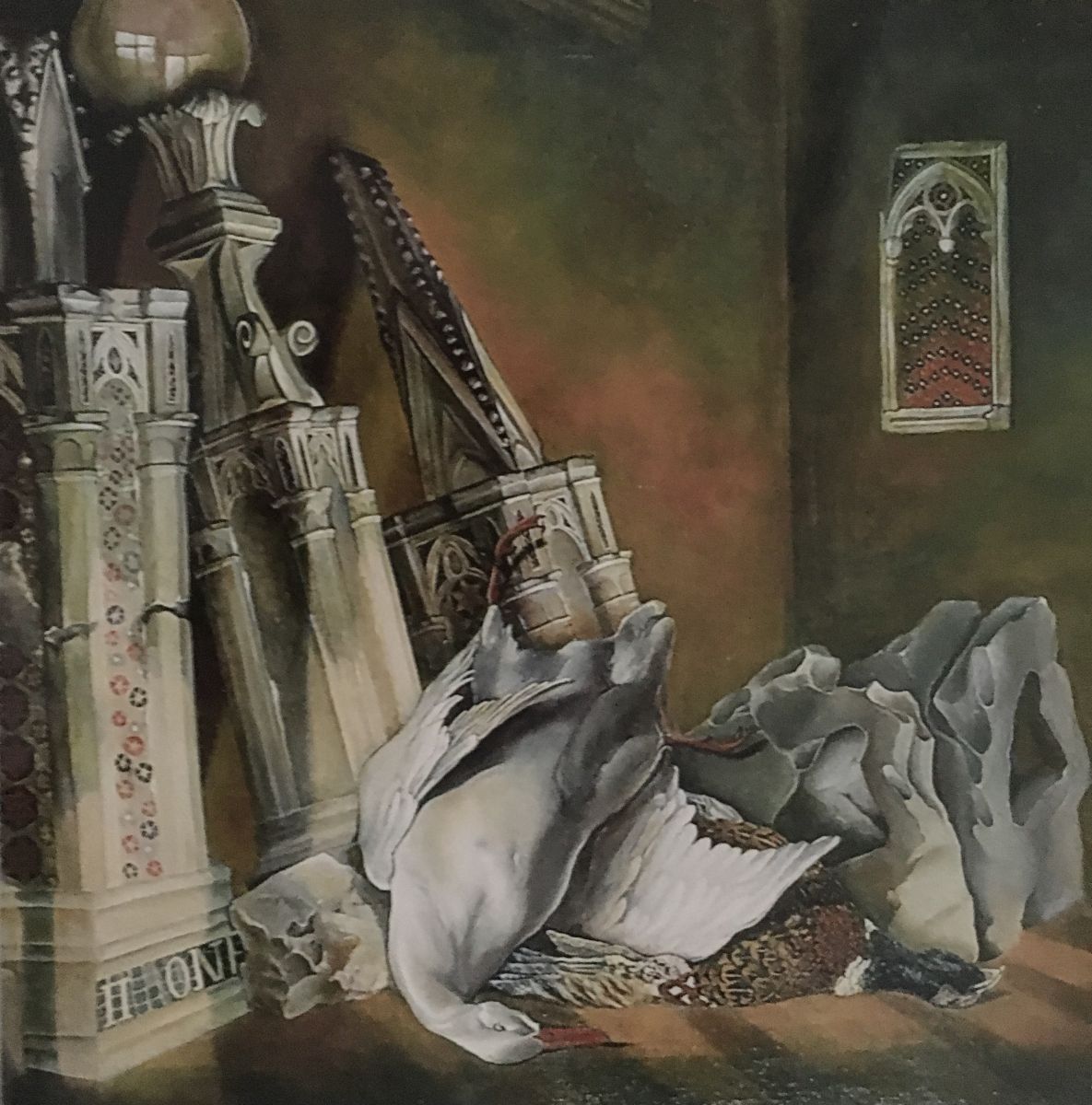 IN PRIVATE COLLECTION / title : LUX AETERNA /size: 100 x 120 / techn: OIL ON CANVAS ON WOOD PANEL IN PRIVATE COLLECTION / title : LUX AETERNA /size: 100 x 120 / techn: OIL ON CANVAS ON WOOD PANEL