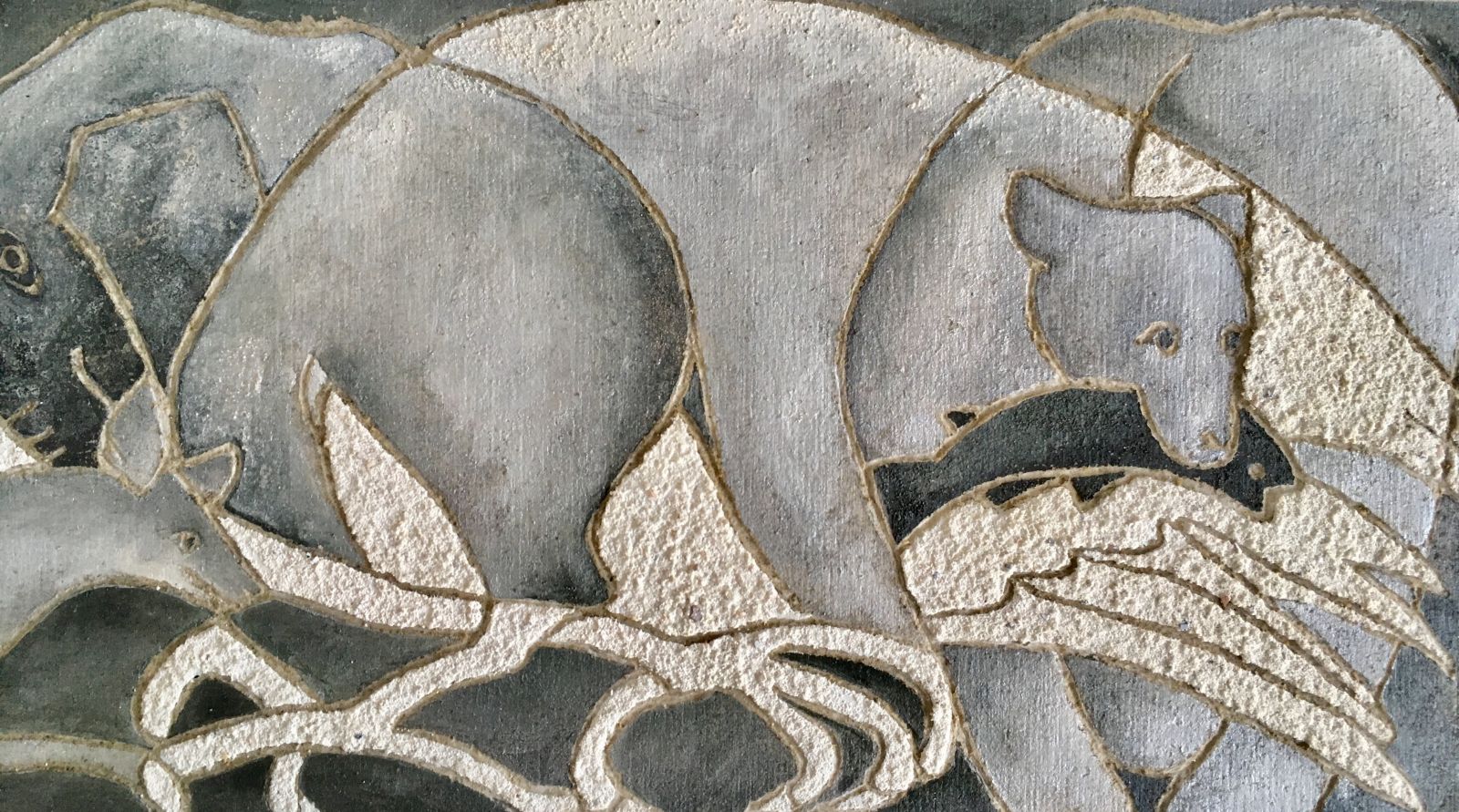 FOR SALE / title : THE HUNT /size : 20 x 30 / techn : TEMPERA ON PLASTER / price ; 350 EURO FOR SALE / title : THE HUNT /size : 20 x 30 / techn : TEMPERA ON PLASTER / price ; 350 EURO