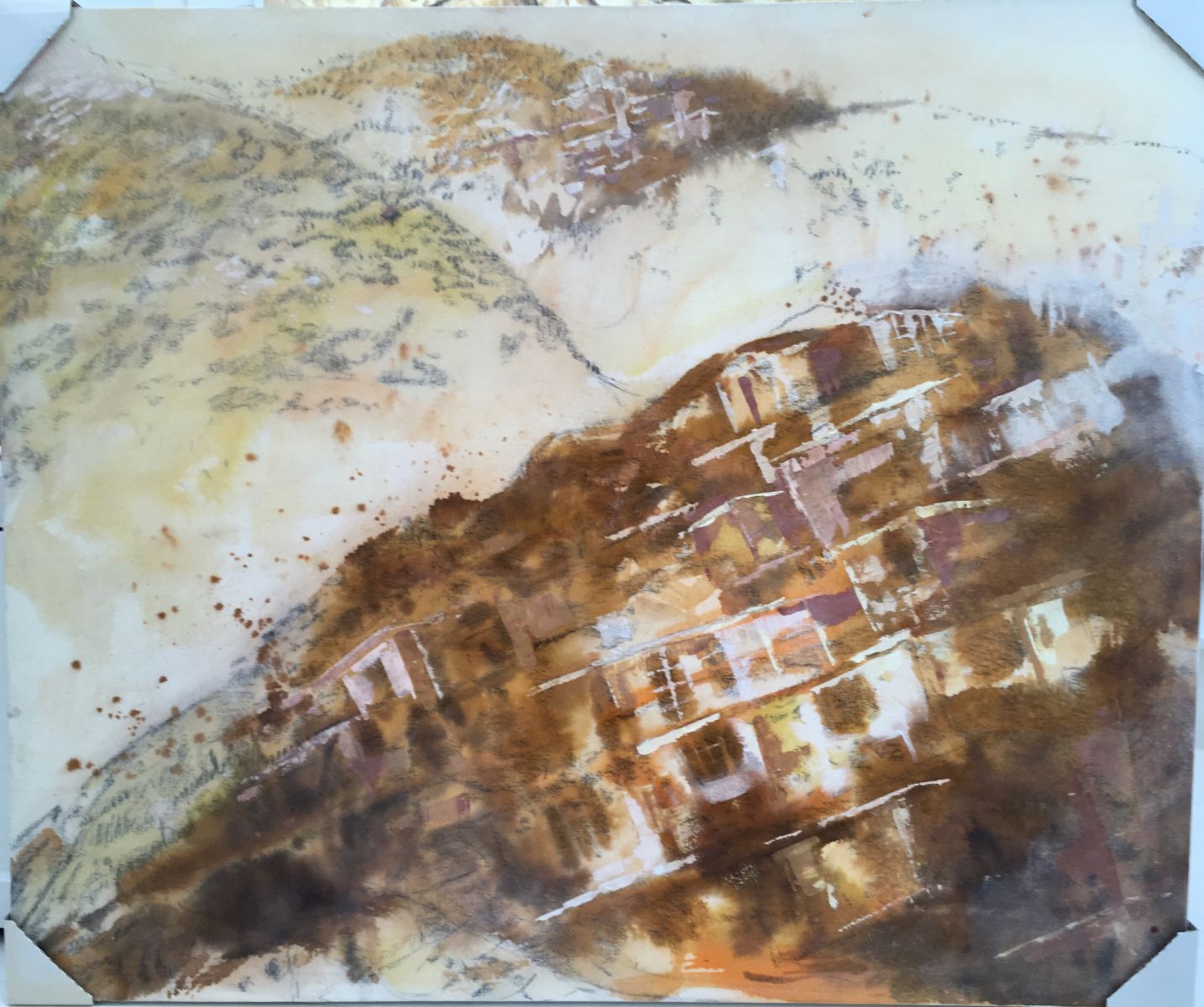 FOR SALE / title; LANDED 2 / size ; 100 x 120 / techn ;AQUAREL-OIL ON CANVAS / price; 1500 euro FOR SALE / title; LANDED 2 / size ; 100 x 120 / techn ;AQUAREL-OIL ON CANVAS / price; 1500 euro